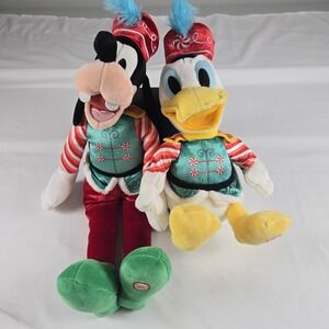 Disney Hallmark Nutcracker Christmas Plush Donald And Goofy